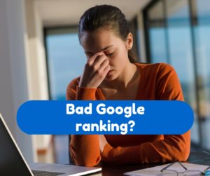 Bad Google ranking?