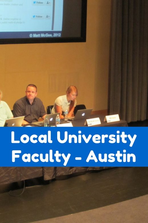 Local University Faculty - Austin TX