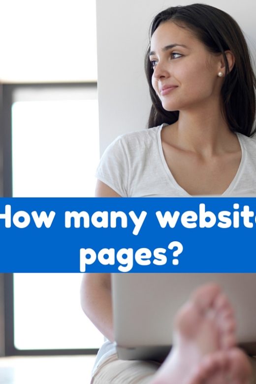 How many website pages